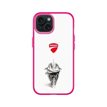 iPhone 15 Clear 粉漾桃 - Ducati - Sketch