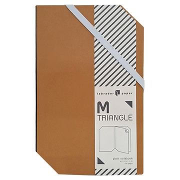 labrador paper notebook triangle plain隨手書籤本 空白  M size  188頁  黃色  1本
