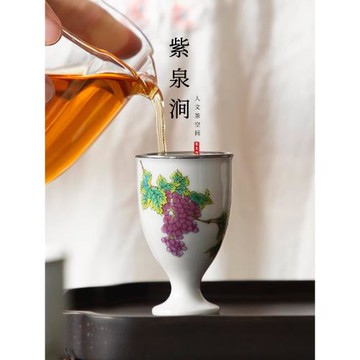 JOJO'S L. PD.紫泉澗.草木灰釉茶杯個人茶杯高腳杯品杯 | 奇點