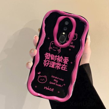 發財被愛適用于oppoa9x新款手機殼全包鏡頭硅膠防摔個性簡約時尚創意潮牌軟殼波浪奶油紋女款保護套