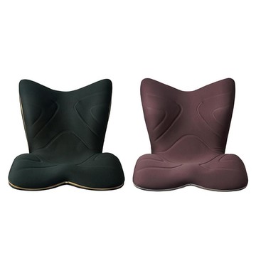 Style PREMIUM 健康護脊椅墊 舒適豪華款 靜夜黑/神秘棕 (護脊坐墊/美姿調整椅) 靜夜黑