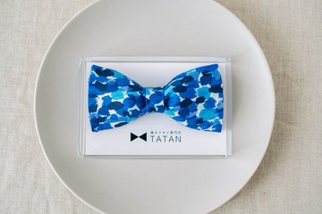 TATAN 大理石領結（藍）