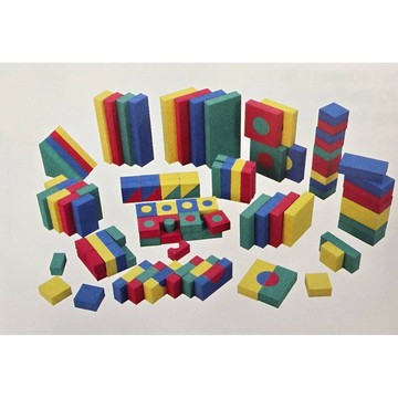 [DAYEHFOAM] 152片裝 彩色創意建構積木/4CM厚《臺灣製造》