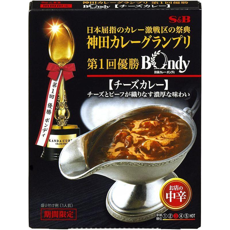 神田カレーグランプリ 欧風カレーボンディ チーズカレー お店の中辛 180g×5個