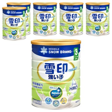 SNOW 雪印 強小子 PLUS成長營養配方 3號 1~7歲  6個  1個裝  850g
