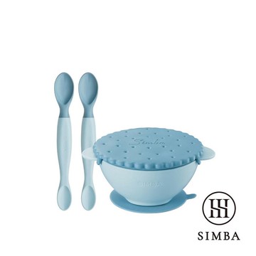 小獅王辛巴美味曲奇副食品餐具組(晨藍) 318元