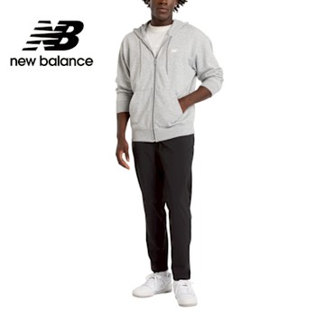 【New Balance】防潑水抗撕裂錐形長褲_男性_黑色_AMP43551BK