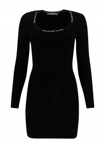 Alexander Wang - Scoop Dress - Womens - Black
