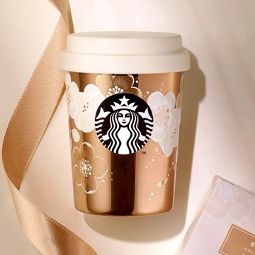 🆕新品上架【梨花娘】雙子座♊️生日獨享💜 韓國限定｜STARBUCKS 白梨花 Blossom 金緻保溫杯237ml