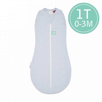 ergoPouch 二合一舒眠竹纖維包巾 1T(春.秋款)(0~3M) 懶人包巾-水藍