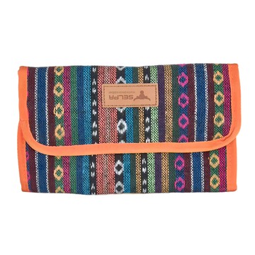 SELPA 餐具收納包 不含餐具 24 x 14cm 展開35.5 x 24cm 80g  民族風  1個