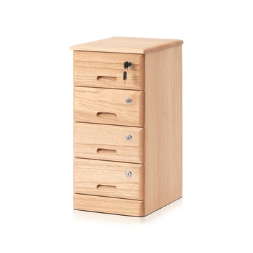 【桐趣】職人日誌實木4抽A4文件櫃-2色可選原木