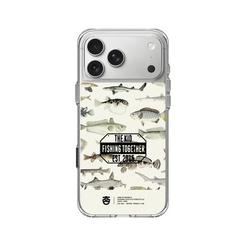 iPhone 17 Pro Max Clear Case（相機按鈕） 透明 - KID - 魚群圖鑑