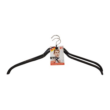 MAWA 衣架 德國製造 PVC + 鍍鉻鐵材質  黑色  1組