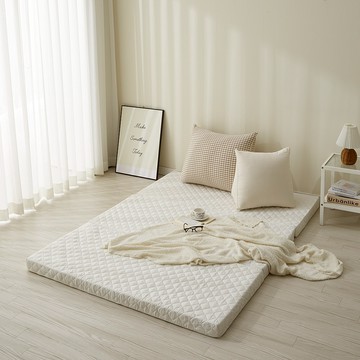 ZipCok 紮實三折折疊式床墊  8cm  Queen  象牙白