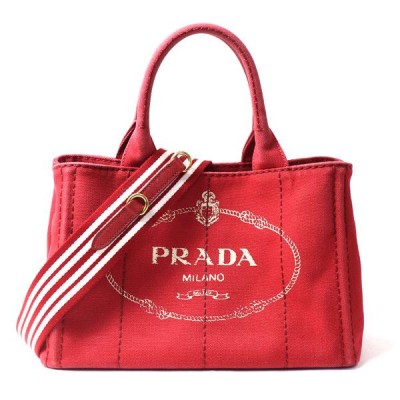 プラダ PRADA トートバッグ カナパ ROSSO TALCO 2way