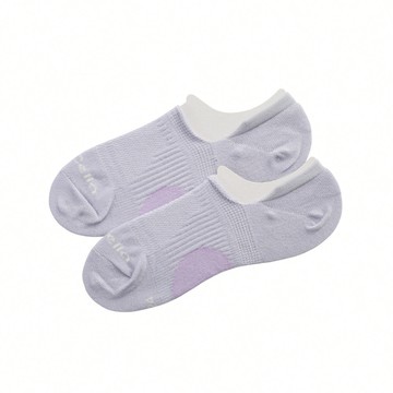 FootSpa足弓加強運動隱形襪-棉紗 - M淡藍紫