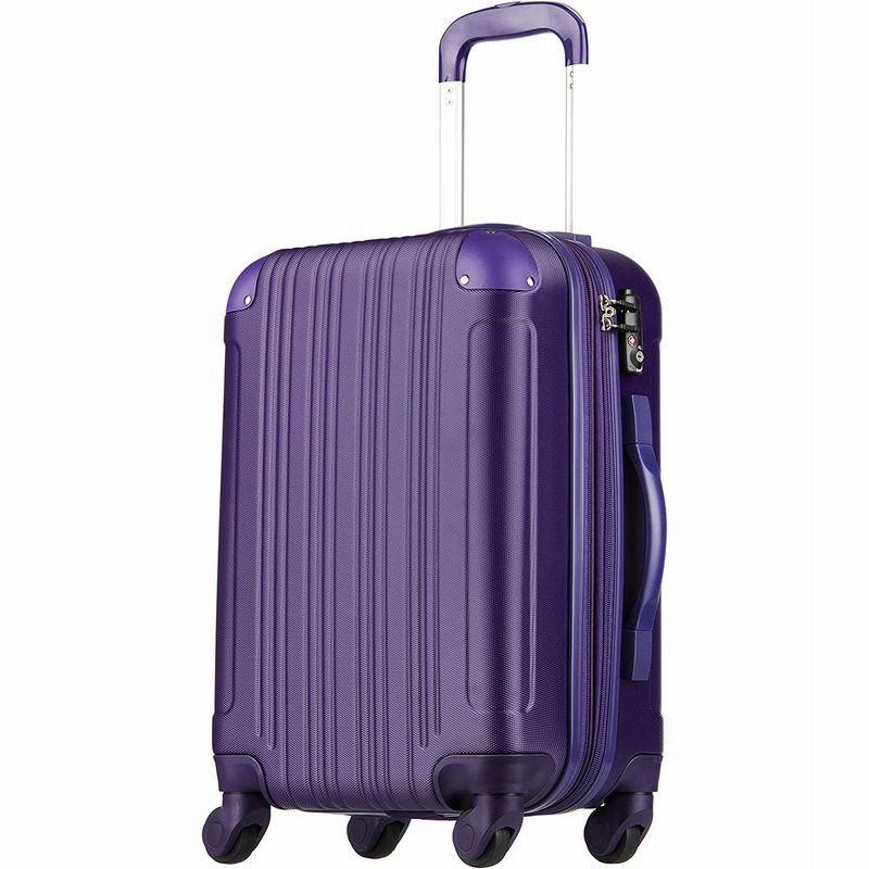 64％以上節約 Siffler スーツケース 54 cm 2.9kg パープル