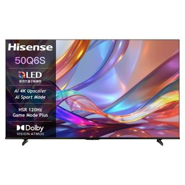 Hisense 海信 50吋 QLED 4K 連網智慧顯示器(50Q6S)