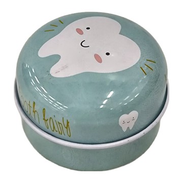 Rex LONDON 迷你乳牙收納盒  藍色  1個