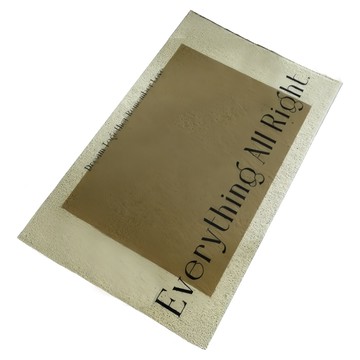 玄關絲圈地墊 綠野色塊 強力防滑  90 x 60cm