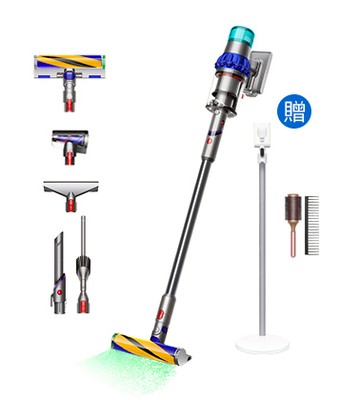 【送原廠架】Dyson V15 Detect™ Fluffy 智慧無線吸塵器