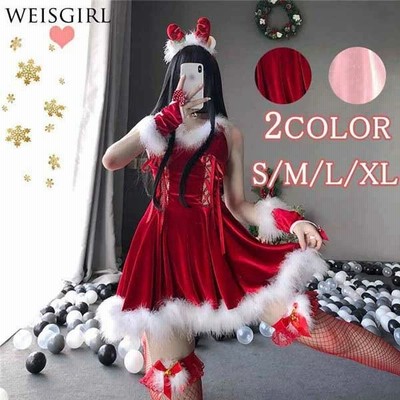 サンタコス コスプレ トナカイ クリスマス 超セクシー サンタクロース コスチューム 衣装 かわいい ワンピース 大人 仮装 ハロウィン ミニスカ ノースリーブ 通販 Lineポイント最大get Lineショッピング