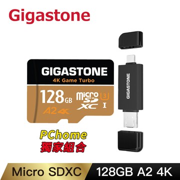 Gigastone Data Recovery 128GB microSDXC UHS-I A2 U3 資料救援記憶卡 (Game Turbo高速卡)