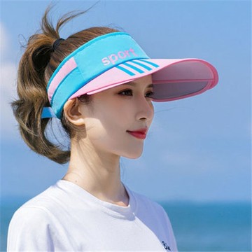 📣兩件折20🤩夏季遮陽帽子 防曬女遮臉太陽帽子 韓版學生防曬帽 抗UV空頂帽 防紫外線帽子
