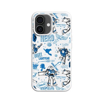 iPhone 16 SolidX 白 - 迪士尼-玩具總動員 Toy Story - 巴斯光年 Buzz is hero
