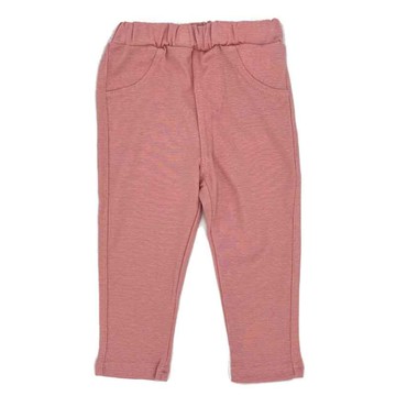 akachan honpo - 直筒褲-粉紅色