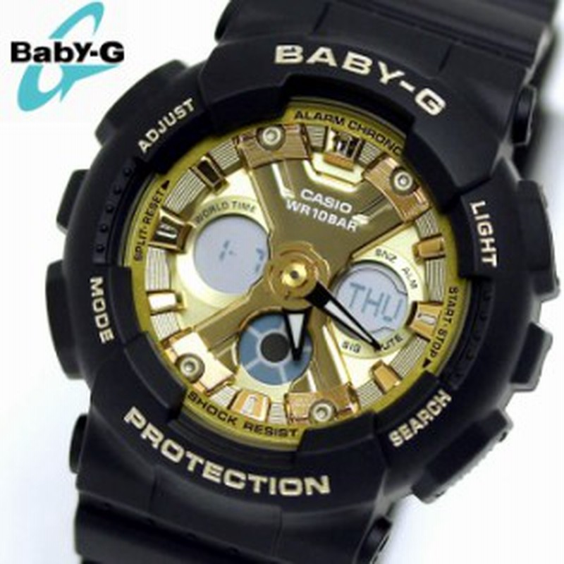 腕時計 カシオ CASIO ベビーG BABY-G レディース アナデジ ブラック