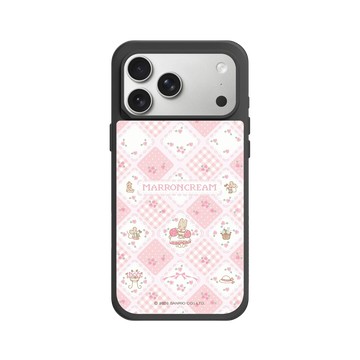 iPhone 17 Pro Max SolidX 黑 - 三麗鷗-兔媽媽 Marron Cream - 午茶蕾絲