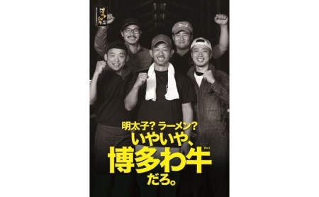 牛肉 国産 博多和牛 肩ロース スライス＆焼肉用 各約400g 福岡県産 配送不可：離島