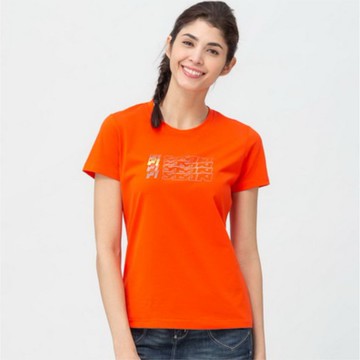 《Sasaki》(女款)冰絲涼感抗紫外線彈力棉質圓領短衫/643035