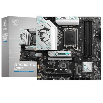 MSI B760M GAMING PLUS WIFI D5 LGA1700主機板(MATX/3+2年保)
