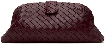 Bottega Veneta 酒红色 Lauren 1980 Maxi 手拿包
