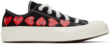 Comme des Garçons Play 黑色 Converse 联名 Chuck 70 Multi Heart 运动鞋