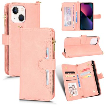 適用iPhone11多插卡位翻蓋手機殼蘋果11Promax拉鏈錢包保護皮套軟