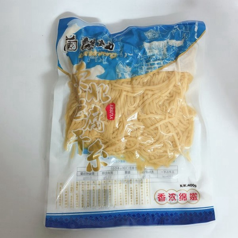 超特価 とうふ麺 蘭馨坊 東北手工干豆腐絲 400g 4点セット 豆腐カンス 押し豆腐の糸切り 豆腐加工品 中国産 中華食材 冷凍食品 送料無料  北海道 沖縄除く