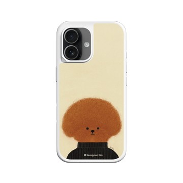 iPhone 17 SolidX 白 - Seungyoun Kim - 黑衣小狗 Pingu Kim