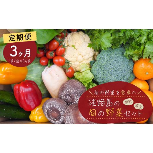 ふるさと納税 兵庫県 淡路市 淡路島の旬の野菜セット　３ヶ月コース（月１回×３回）