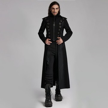 龐克拜火祭司重工藝長外套