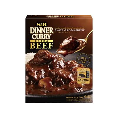 Ｓ＆Ｂ ディナーカレー ＥＸビーフ 中辛 200g x5 5個セット 代引不可