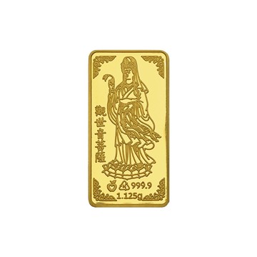 Jove gold 平安觀音黃金條塊 - 0.3台錢(金重三分)