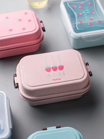 便當盒 飯盒便當可愛少女心日式上班族學生微波爐專用加熱分格水果沙拉盒 【年終特惠】