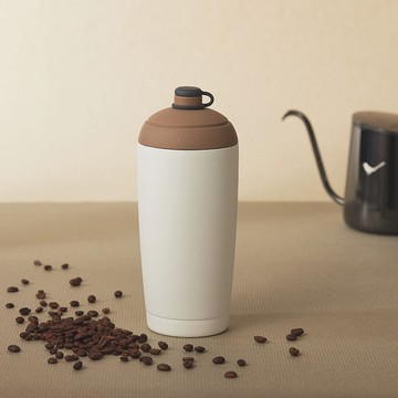 YCCT速吸杯2代550ml-淺焙棕 -啵一下就能喝的環保咖啡杯/保冰保溫