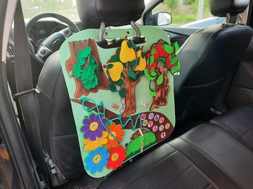 用於汽車座椅的兒童教育平板電腦，針對不寧手的活動