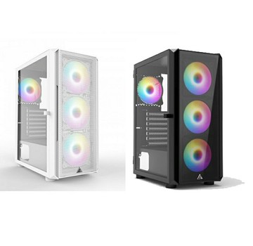 【享最高折300】TrendSonic 翰欣 R21 黑/白 電源下置 掀闔式玻璃電腦機殼