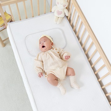 EMONG 嬰兒床用 杜拉綸 防水涼墊  S(50x70cm)  白色  1個